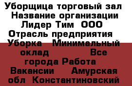 Уборщица торговый зал › Название организации ­ Лидер Тим, ООО › Отрасль предприятия ­ Уборка › Минимальный оклад ­ 27 200 - Все города Работа » Вакансии   . Амурская обл.,Константиновский р-н